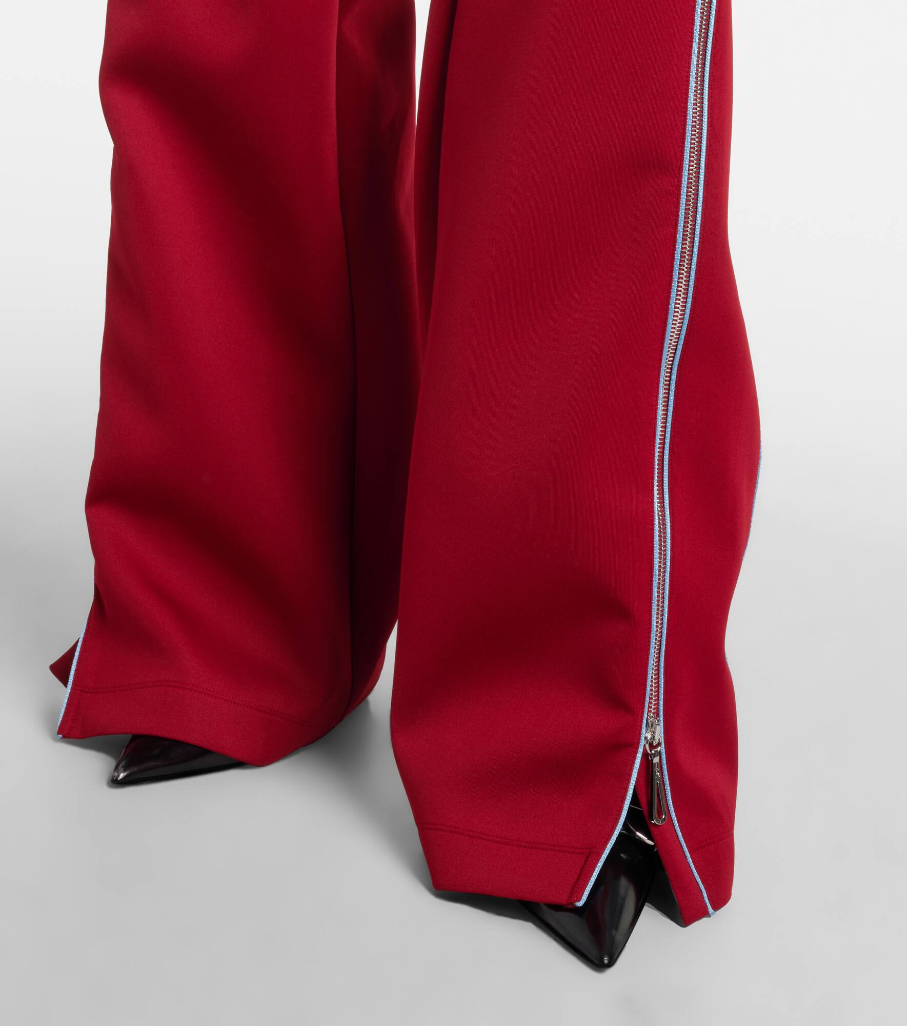 Zip-up jersey track pants - 5