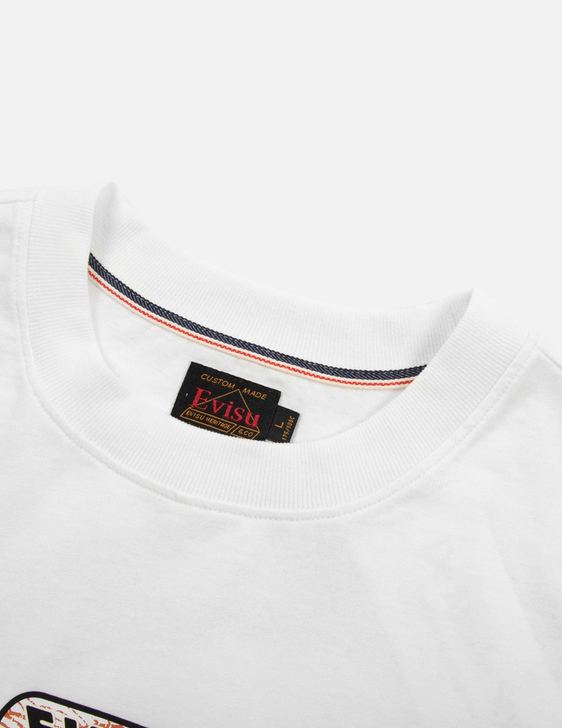 MULTI-HANAFUDA DARUMA AND DAICOCK PRINT LOOSE FIT T-SHIRT 10