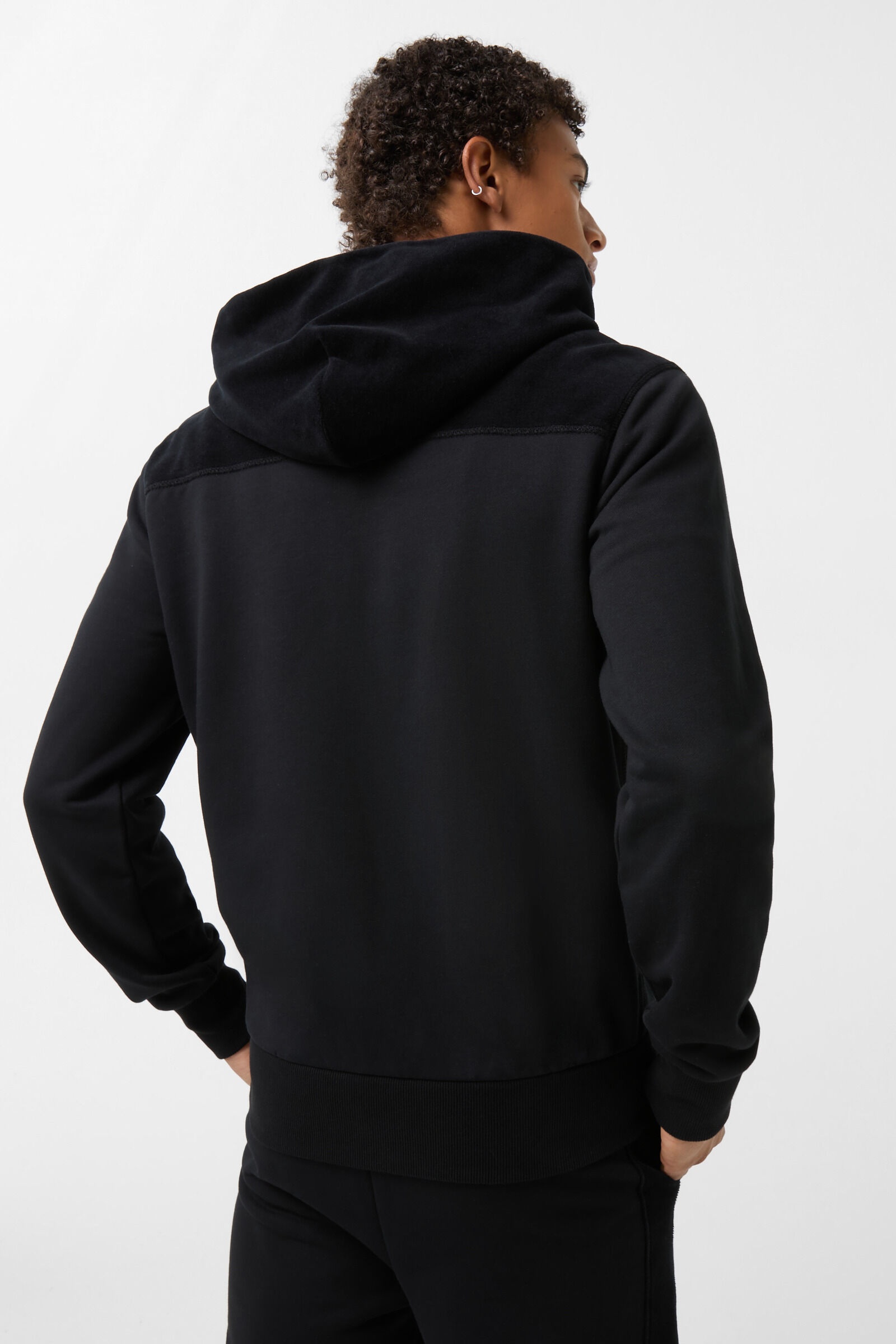 Kano Sweatshirt jacket in Black - 3