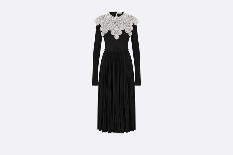 Mid-Length Pleated Dress 1