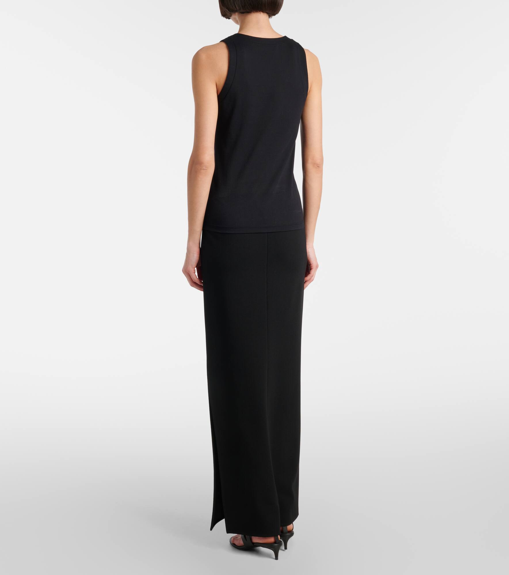 Isha cotton-blend jersey tank top - 3