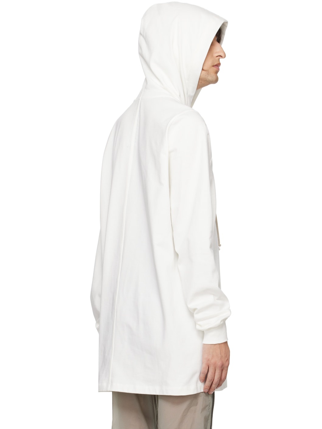 Off-White Drawstring Hoodie - 3