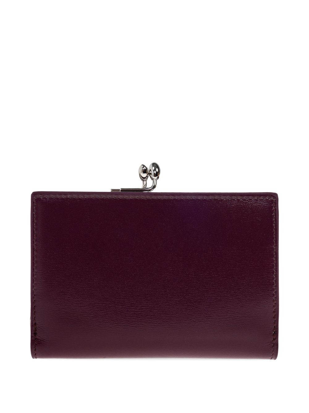 clasp-fastening leather wallet - 3