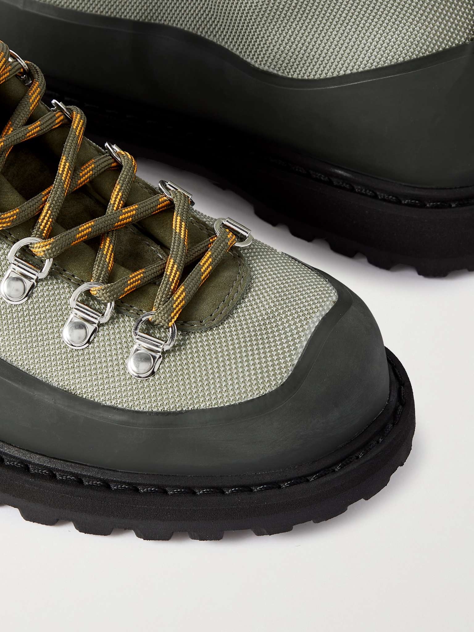 Roccia Vet Canvas, Rubber and Nubucka Hiking Boots - 6
