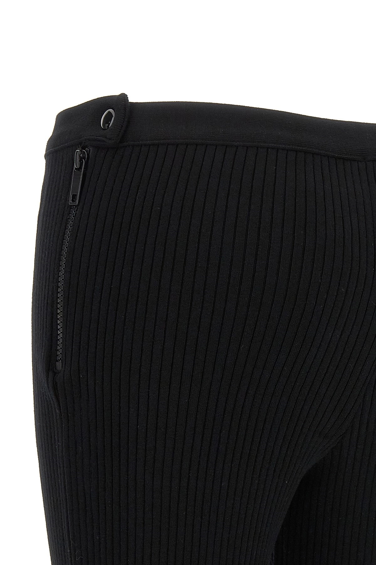 'Reedition rib knit' pants - 5