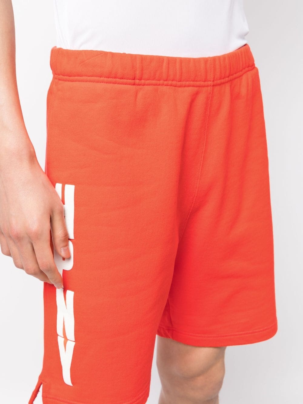 Reg HPNY-print track shorts - 5