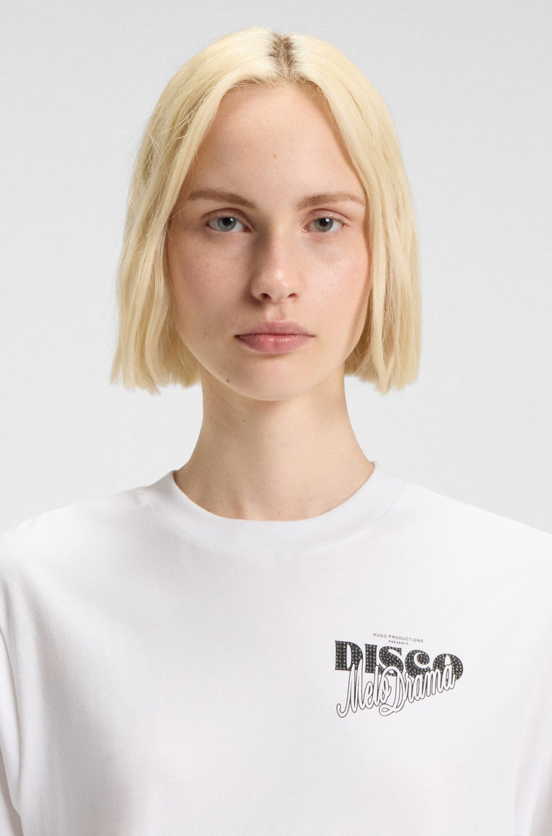 RHINESTONE-ARTWORK T-SHIRT IN COTTON JERSEY 5