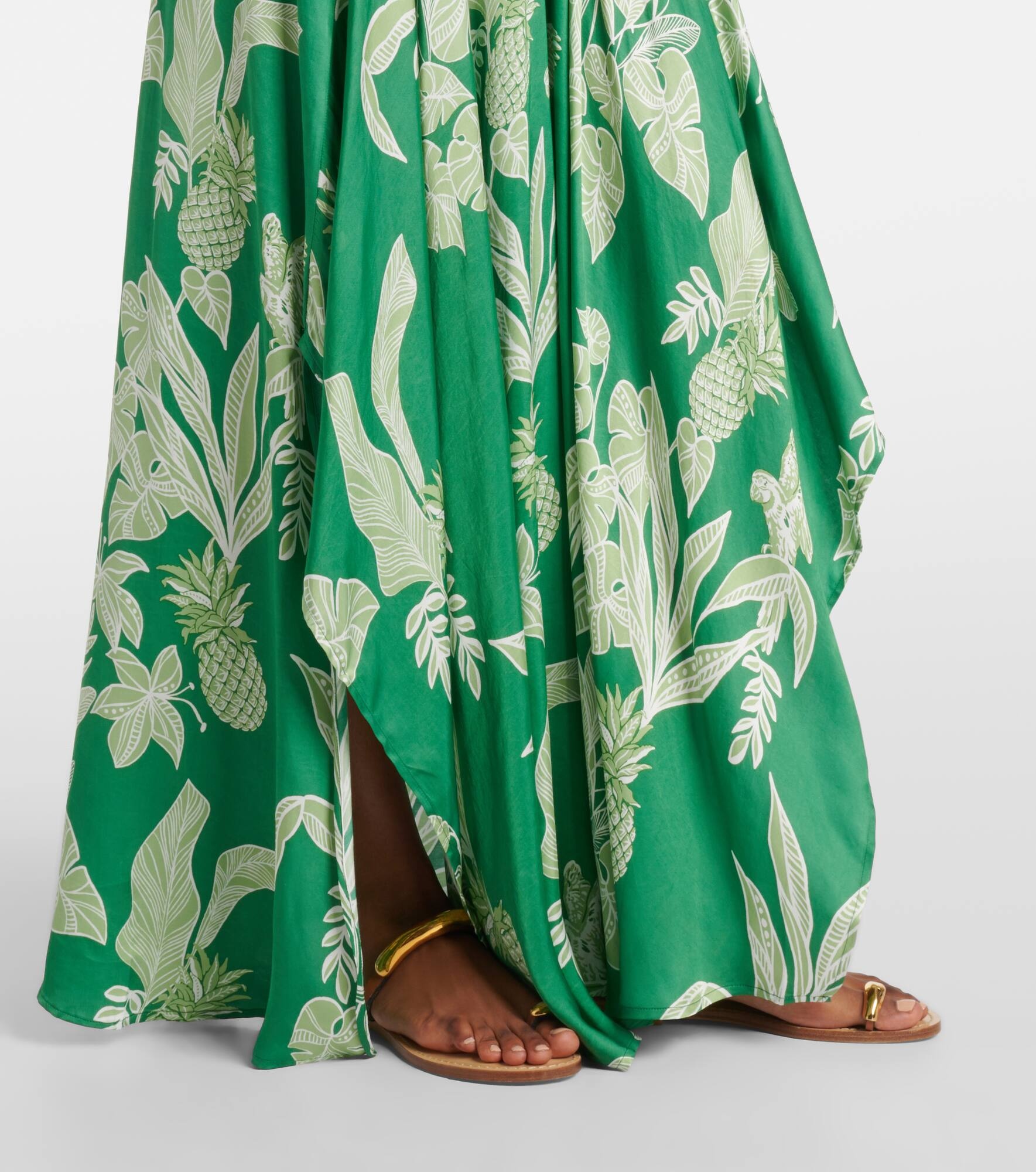 Mabelle satin maxi dress - 5