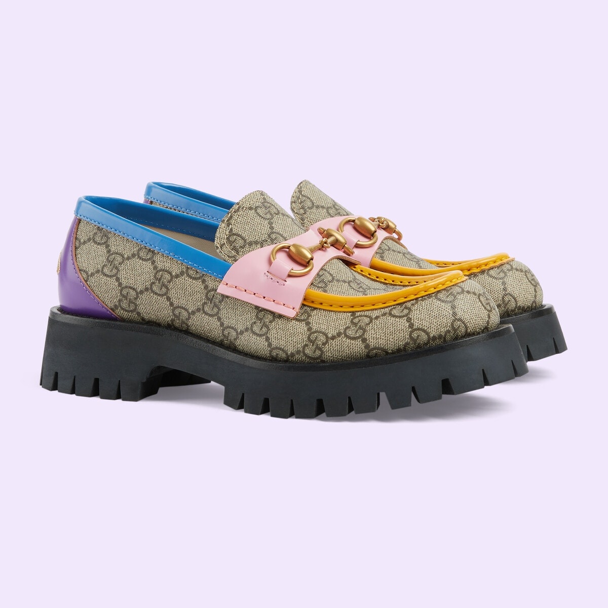 Women's GG lug sole loafer - 2
