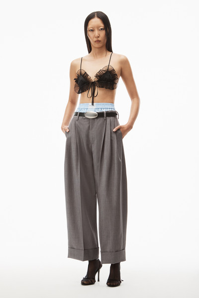 Alexander Wang LAYERED TAILORED TROUSER IN WOOL BLEND outlook