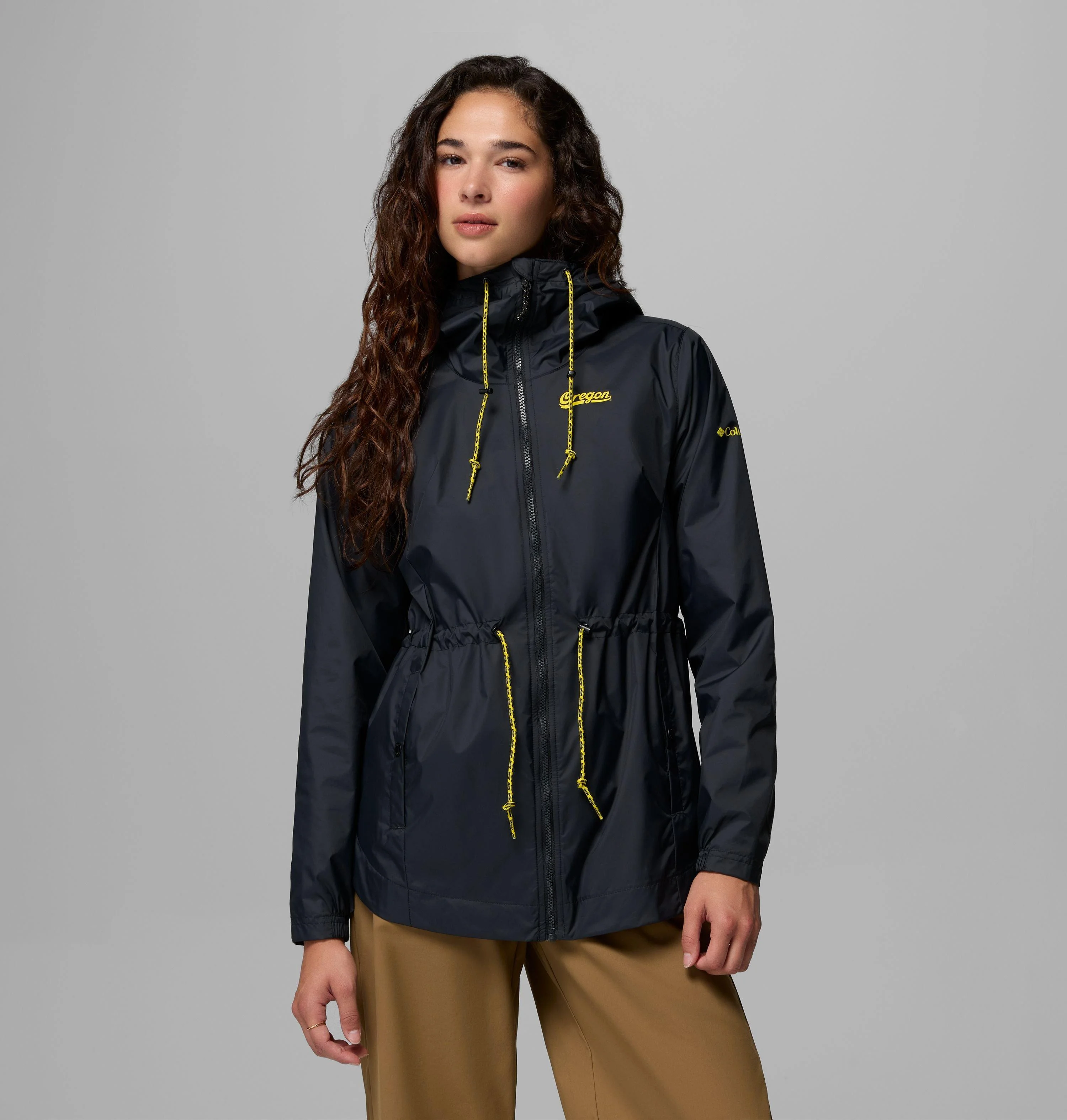 Women's Collegiate Lily Park Rain Jacket - Oregon - 1