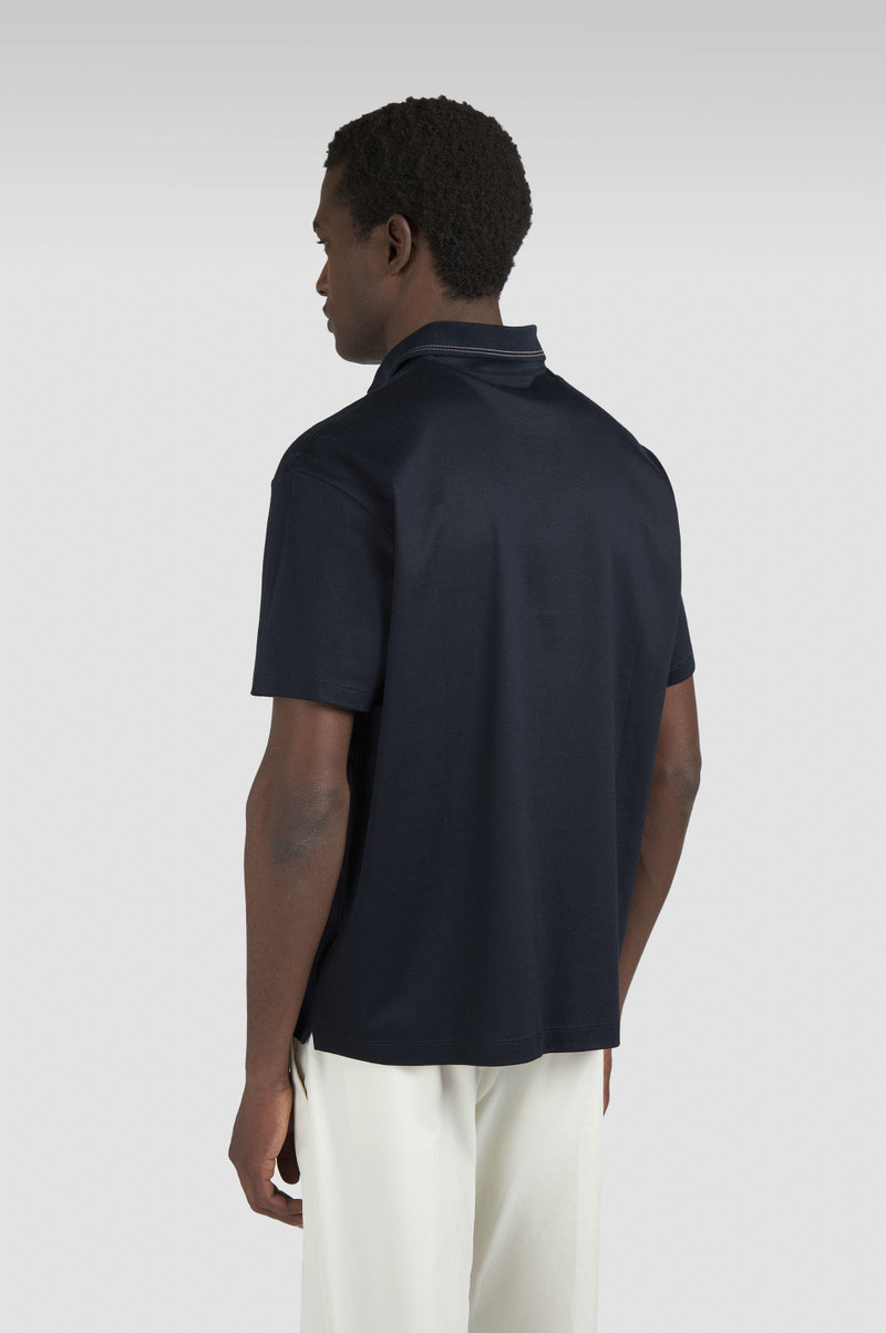 X-SOFT INTERLOCK COTTON POLO SHIRT WITH EMBROIDERY 3