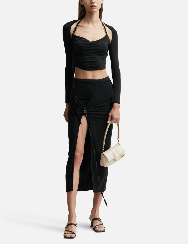 JACQUEMUS LA JUPE PAREO CROISSANT outlook