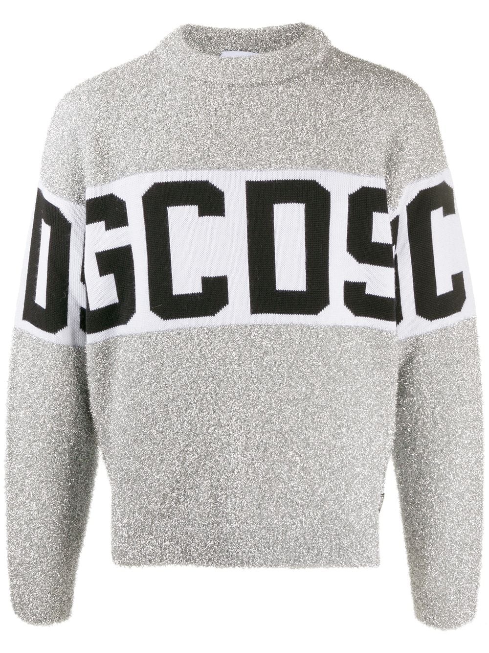 metallic logo jumper - 1