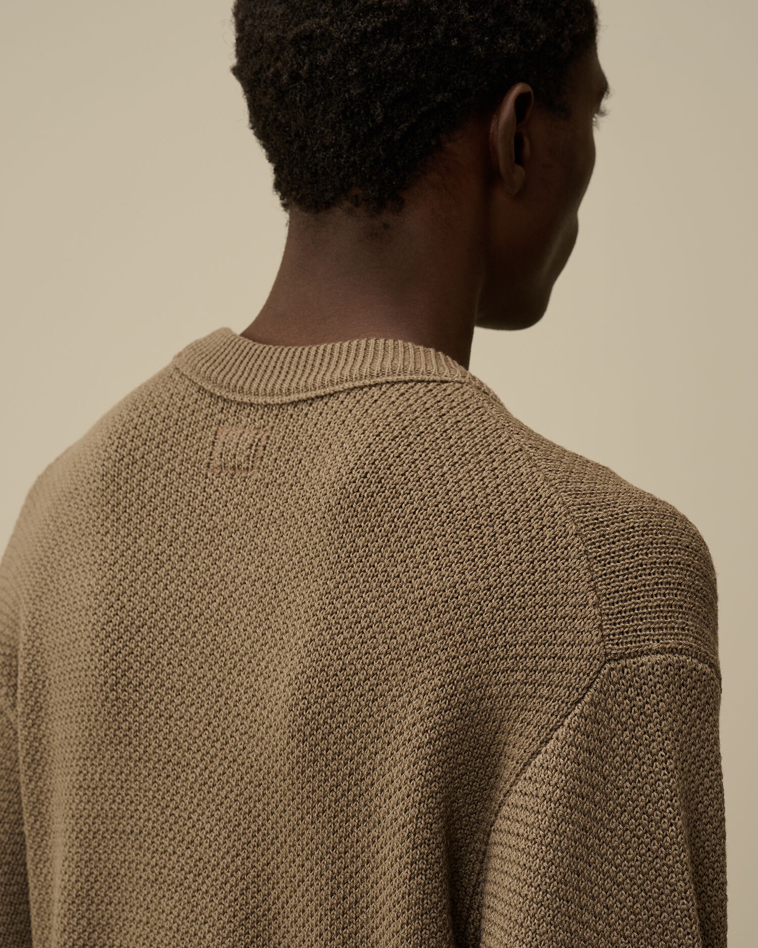 Re-Wool Lens Crewneck Knit - 5