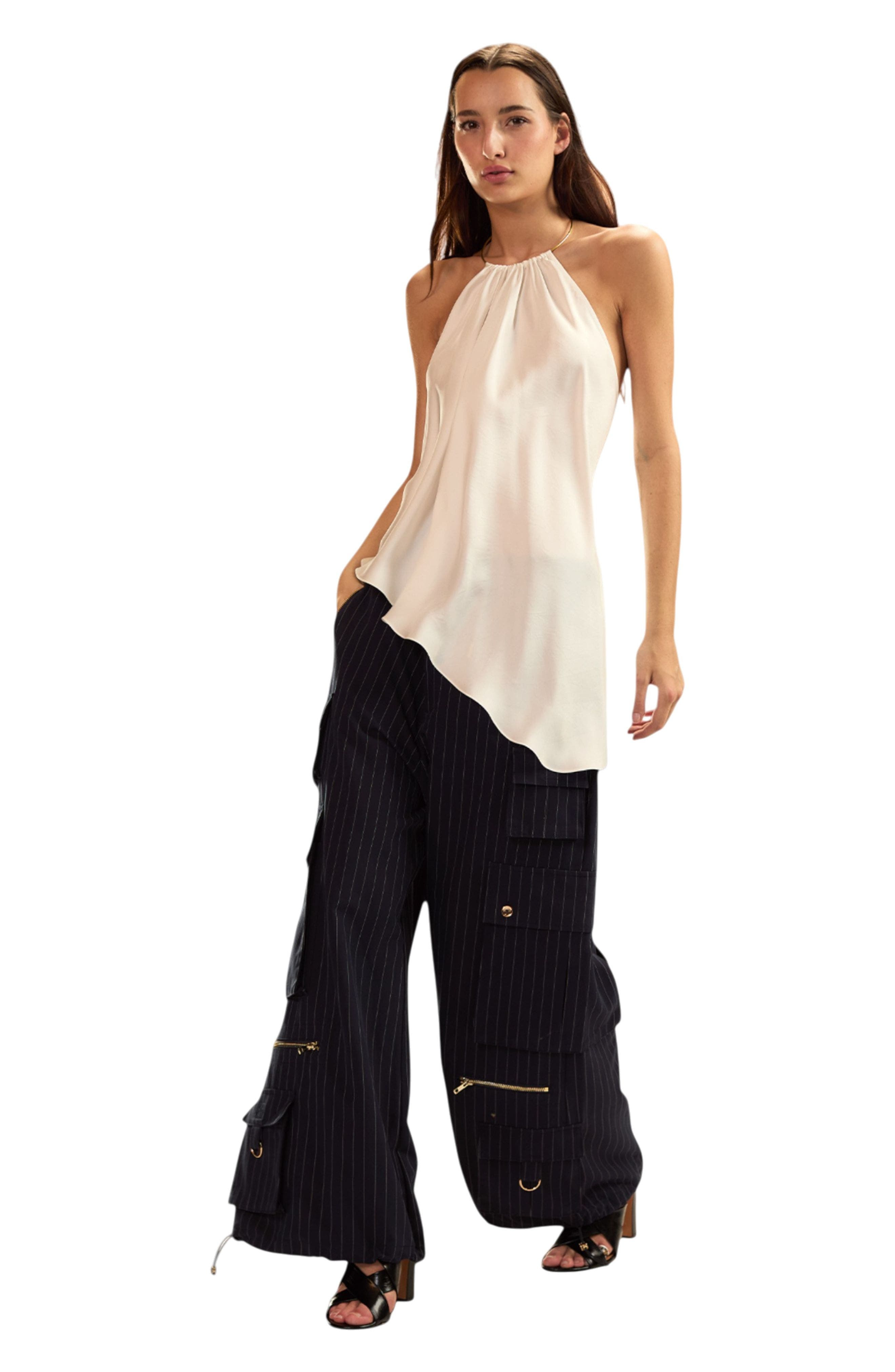 Cynthia Rowley Talita Silk Blouse in White at Nordstrom - 3