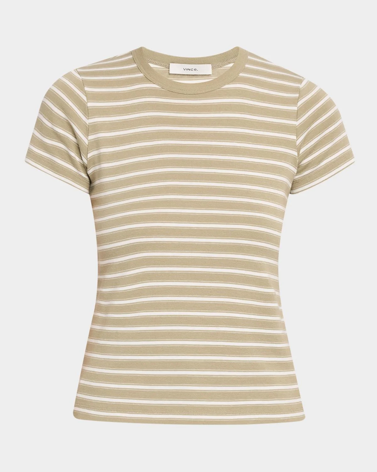 Stripe Shrunken Tee - 1