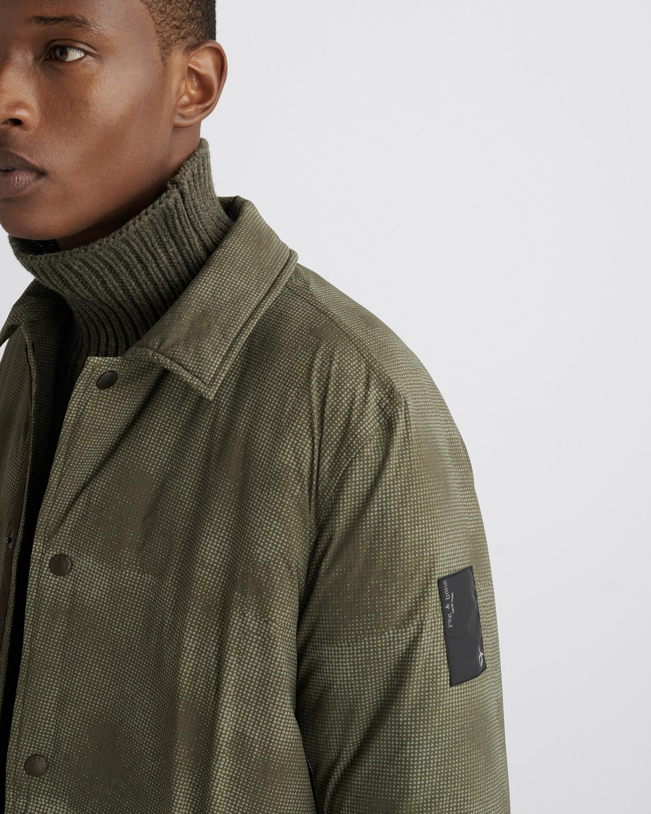Leon Camo Nylon Puffer Car Coat
Relaxed Fit - 6