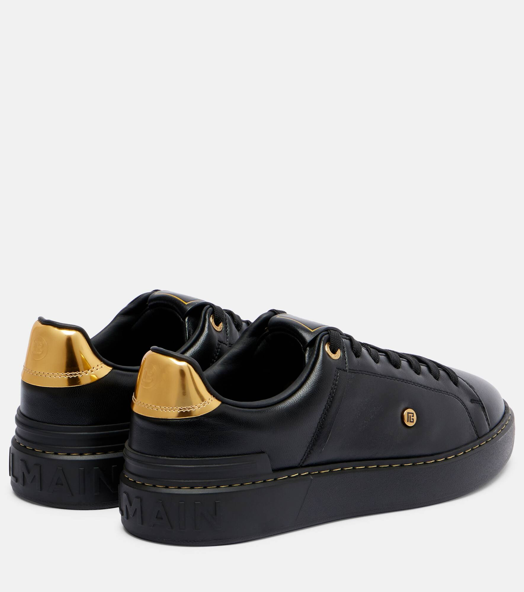 B-court leather sneakers - 2