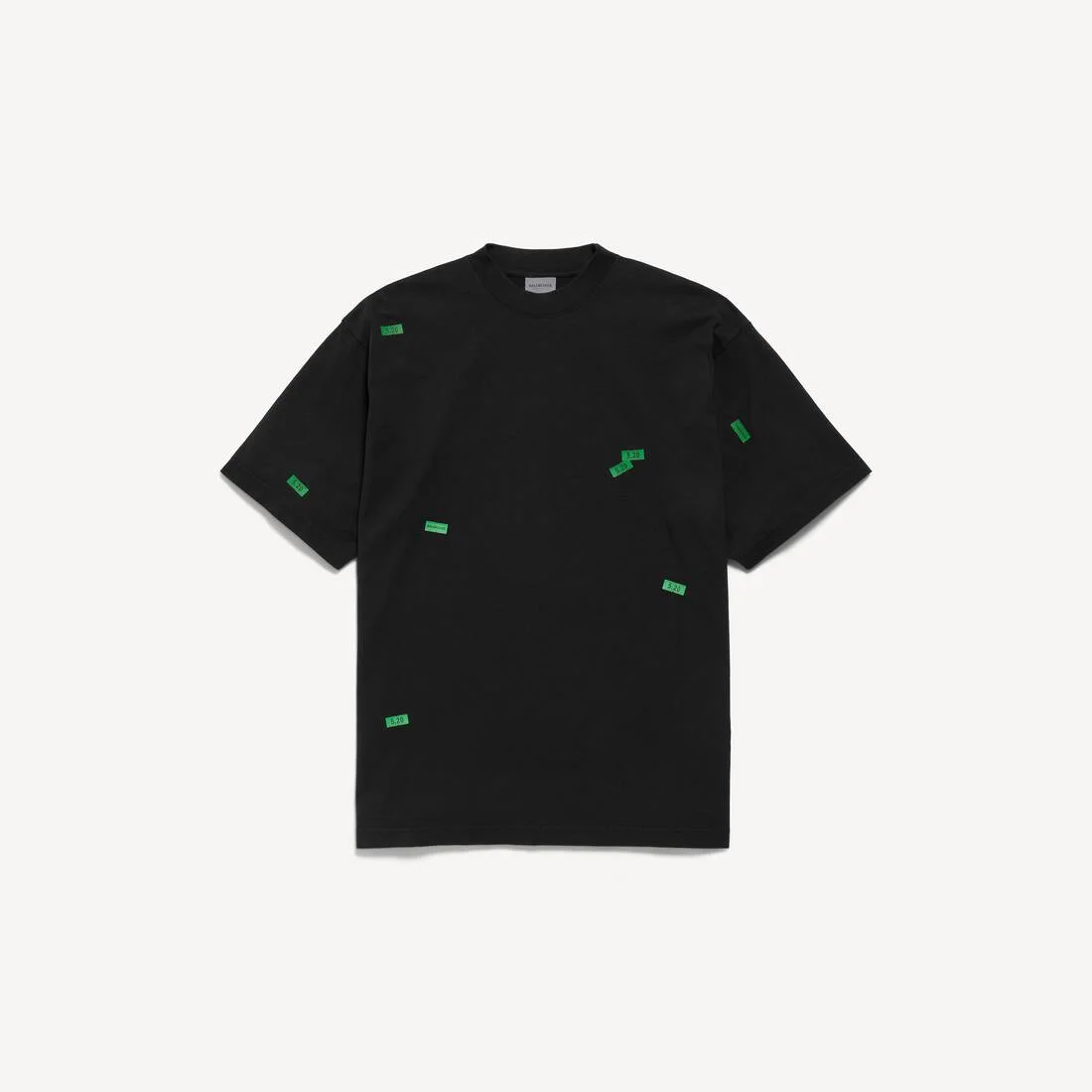 Men's 520 Stickers Medium Fit T-shirt in Black/green - 1