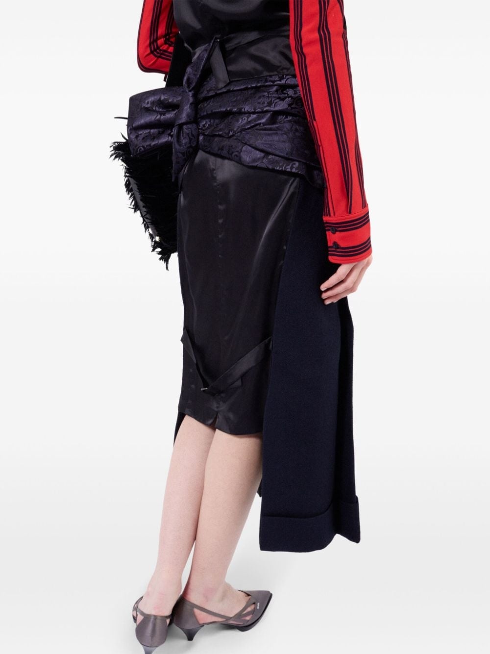 deconstructed midi skirt - 5