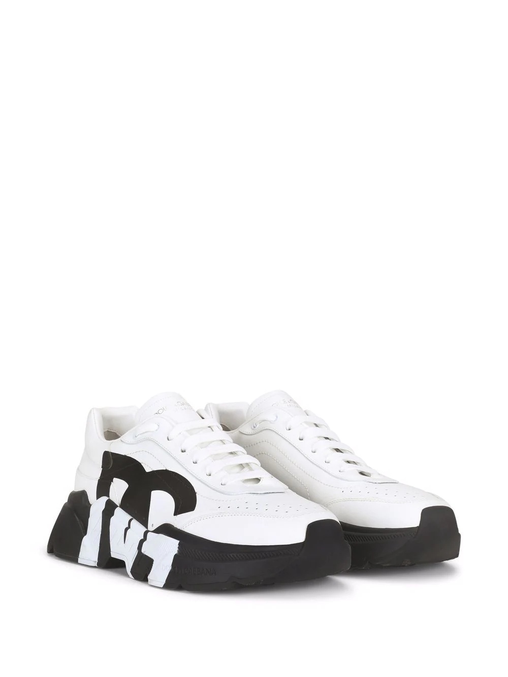 logo-print lace-up sneakers - 2