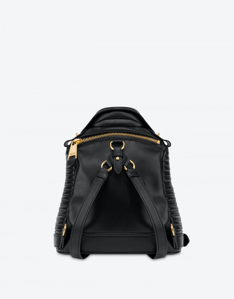 BIKER BACKPACK IN NAPPA LEATHER 3