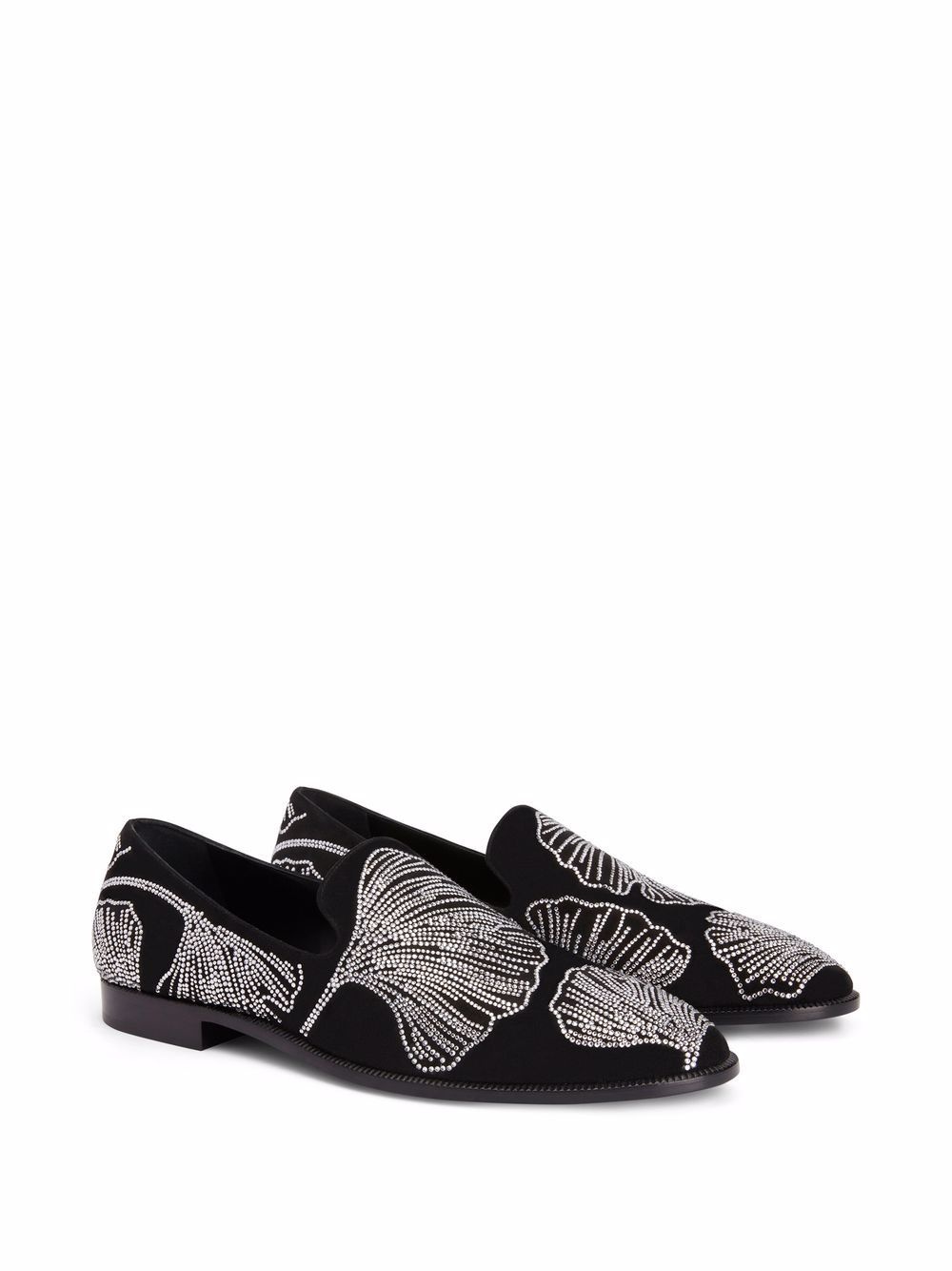 Jareth crystal-embellished loafers - 2