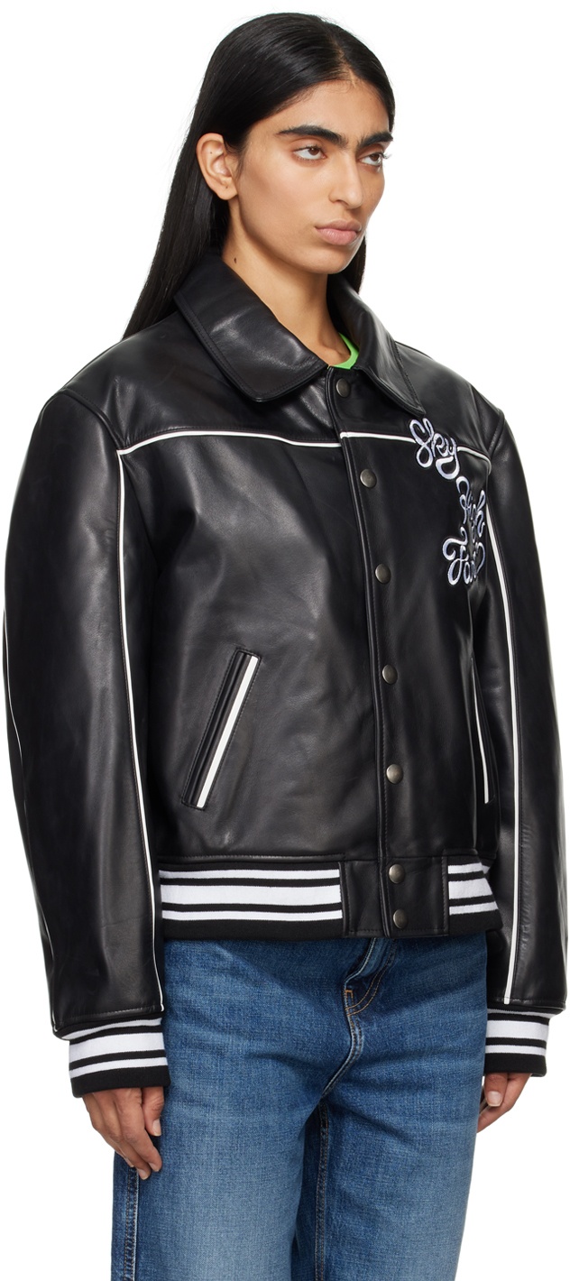 【関税込み】Sky High Farm Workwear レザー ジャケット SKY HIGH FARM WORKWEAR Black 'Sky High Entertainment