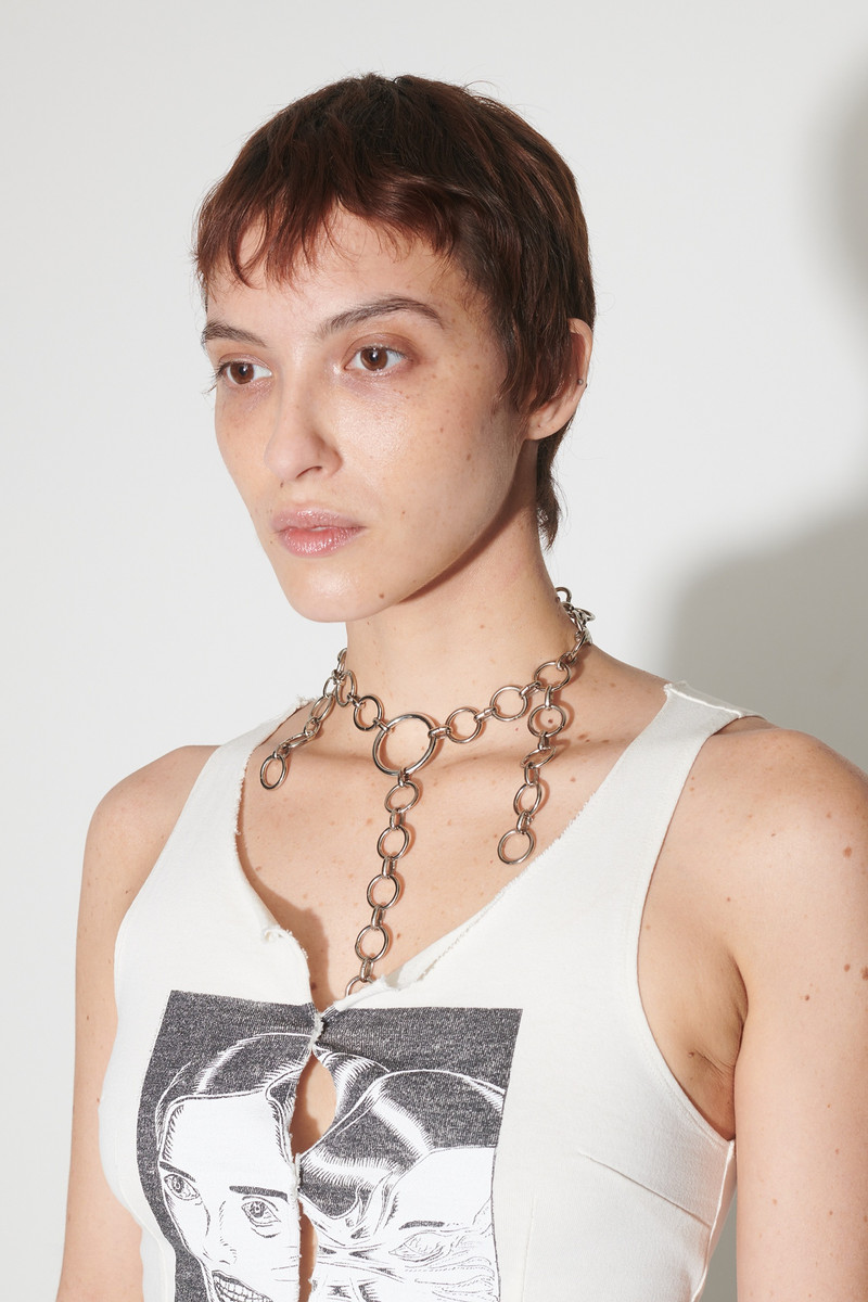 Ring Necklace Sassy Silver 5