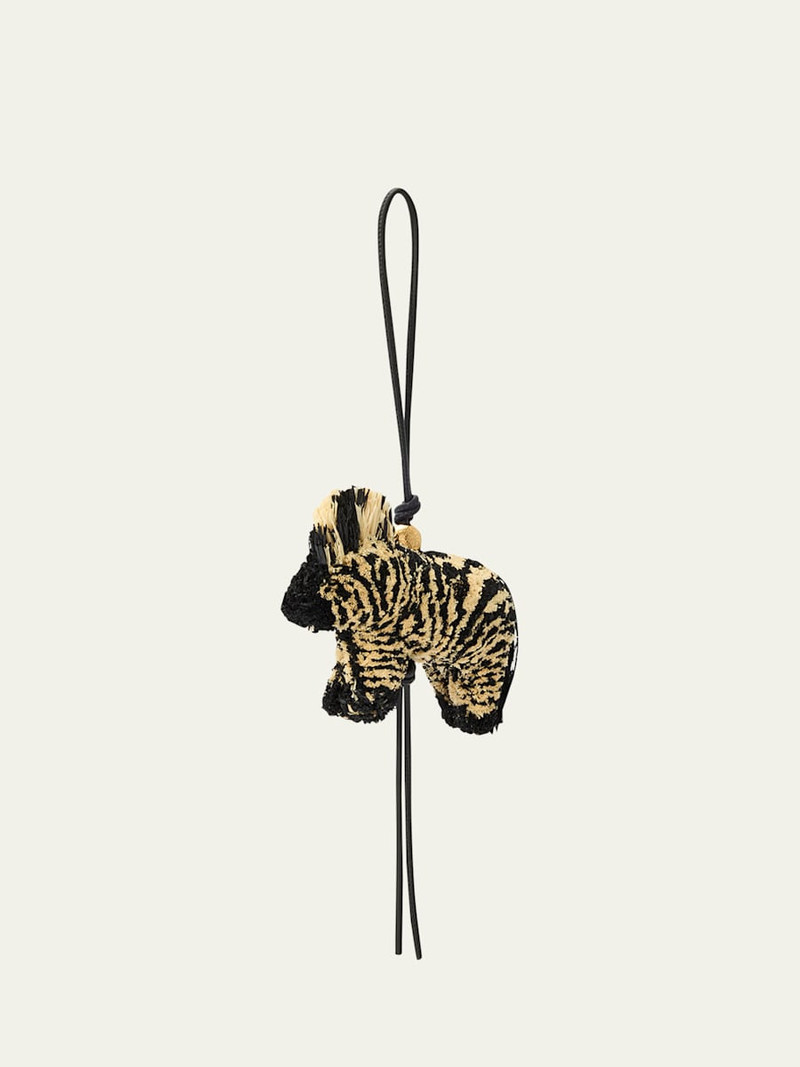 x Paula's Ibiza Zebra Charm in Raffia 1