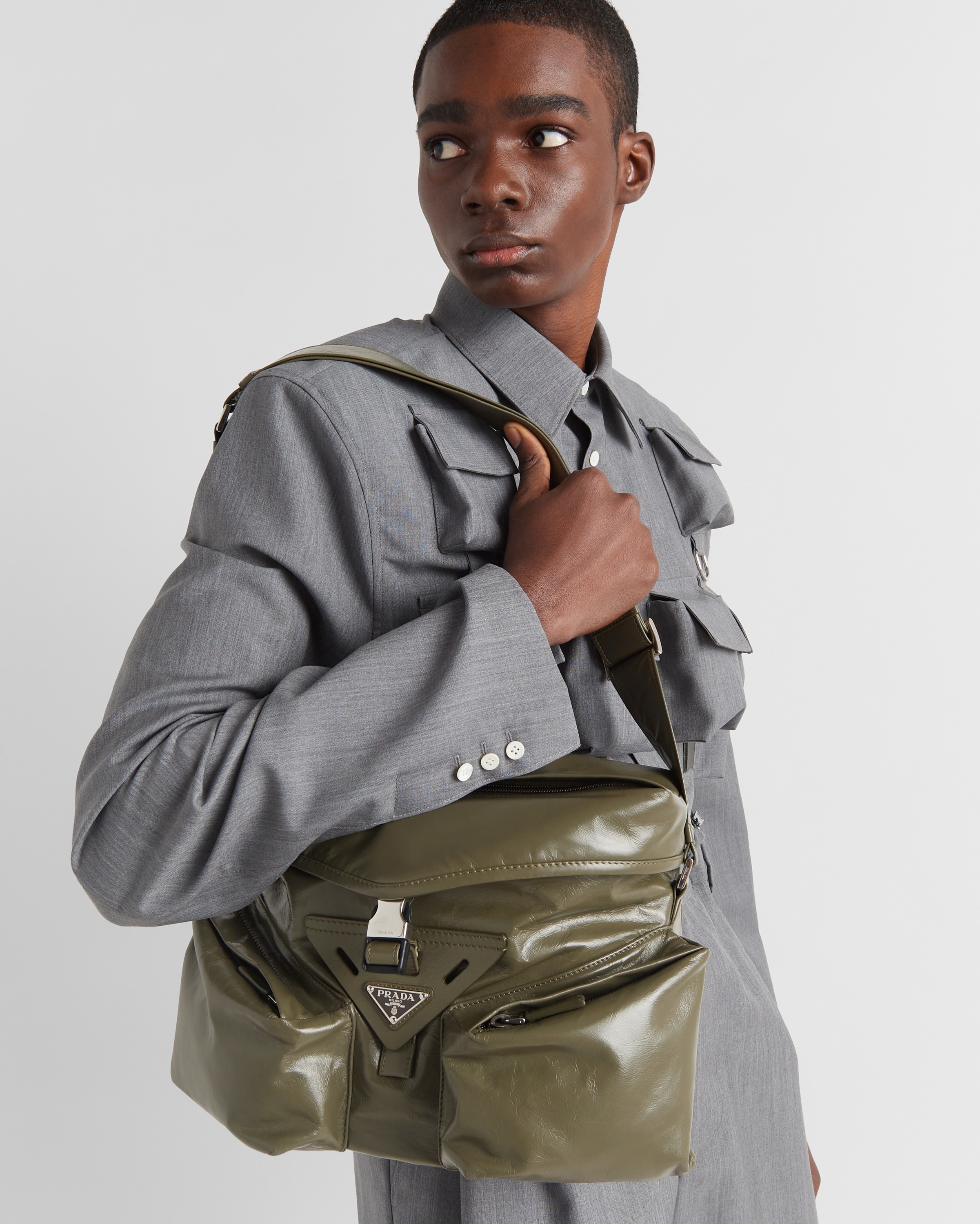 Leather shoulder bag - 8