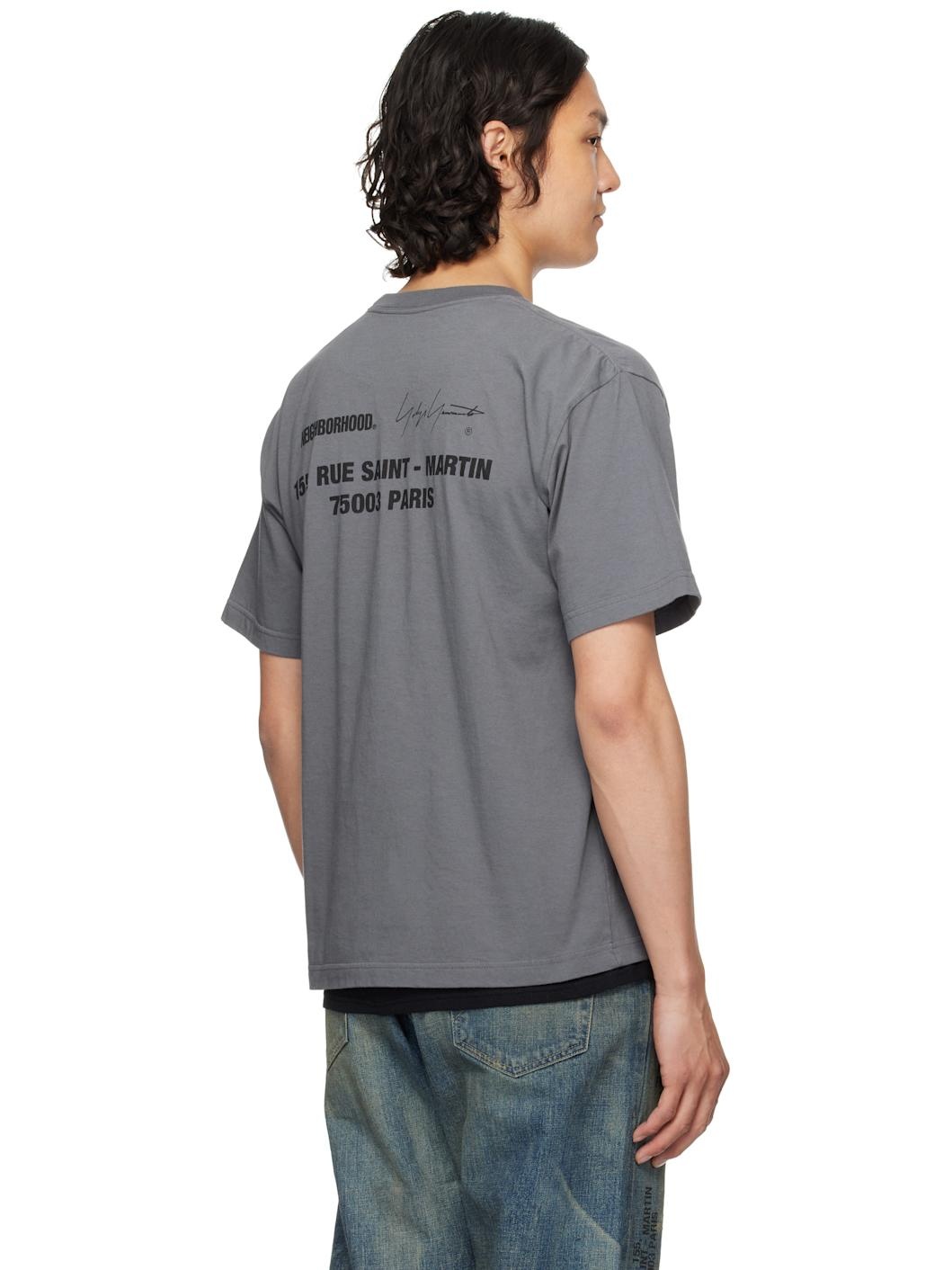 Gray NEIGHBORHOOD Edition SS Tee-2 T-shirt - 3