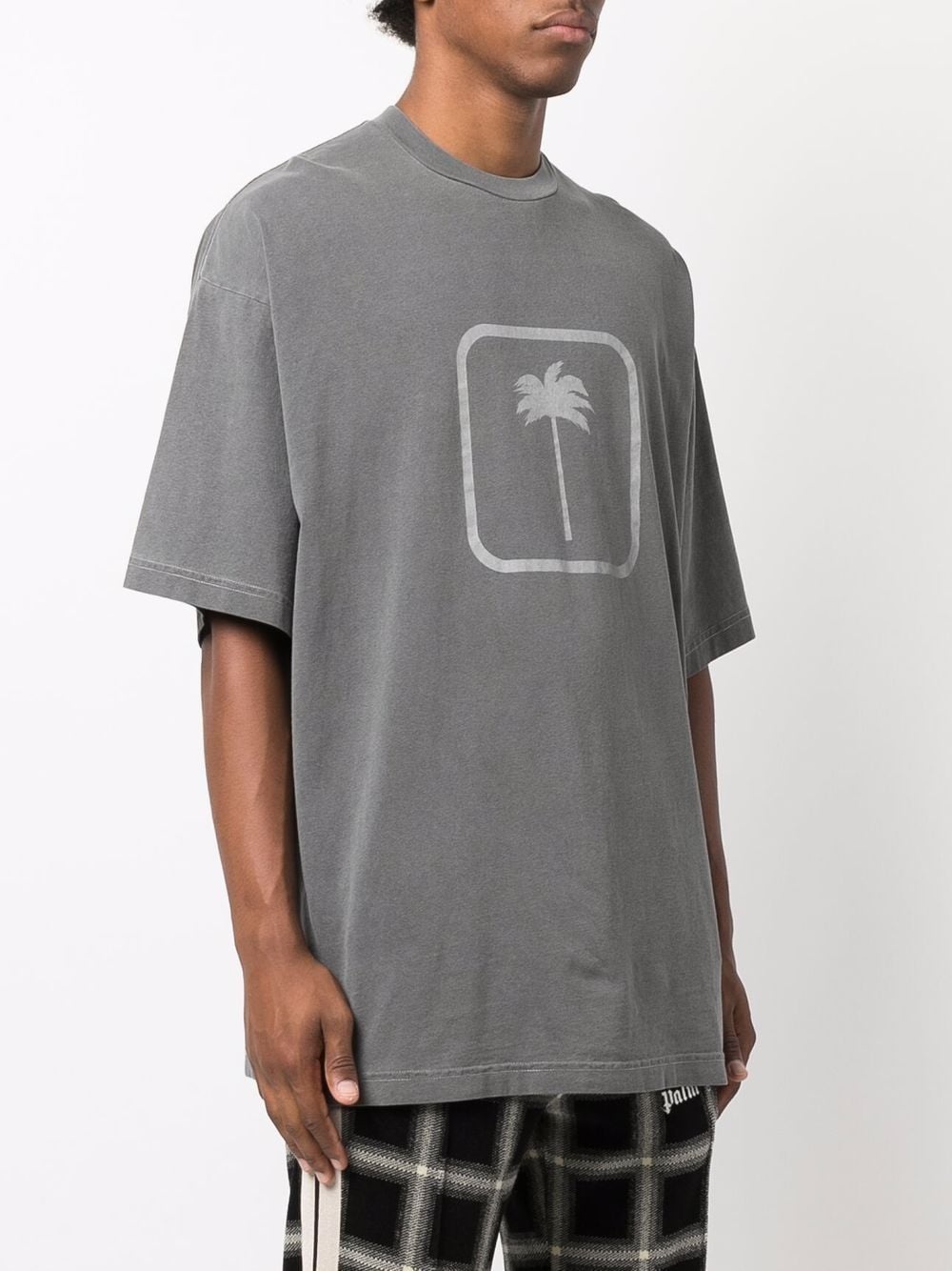 tonal palm tree T-shirt - 3