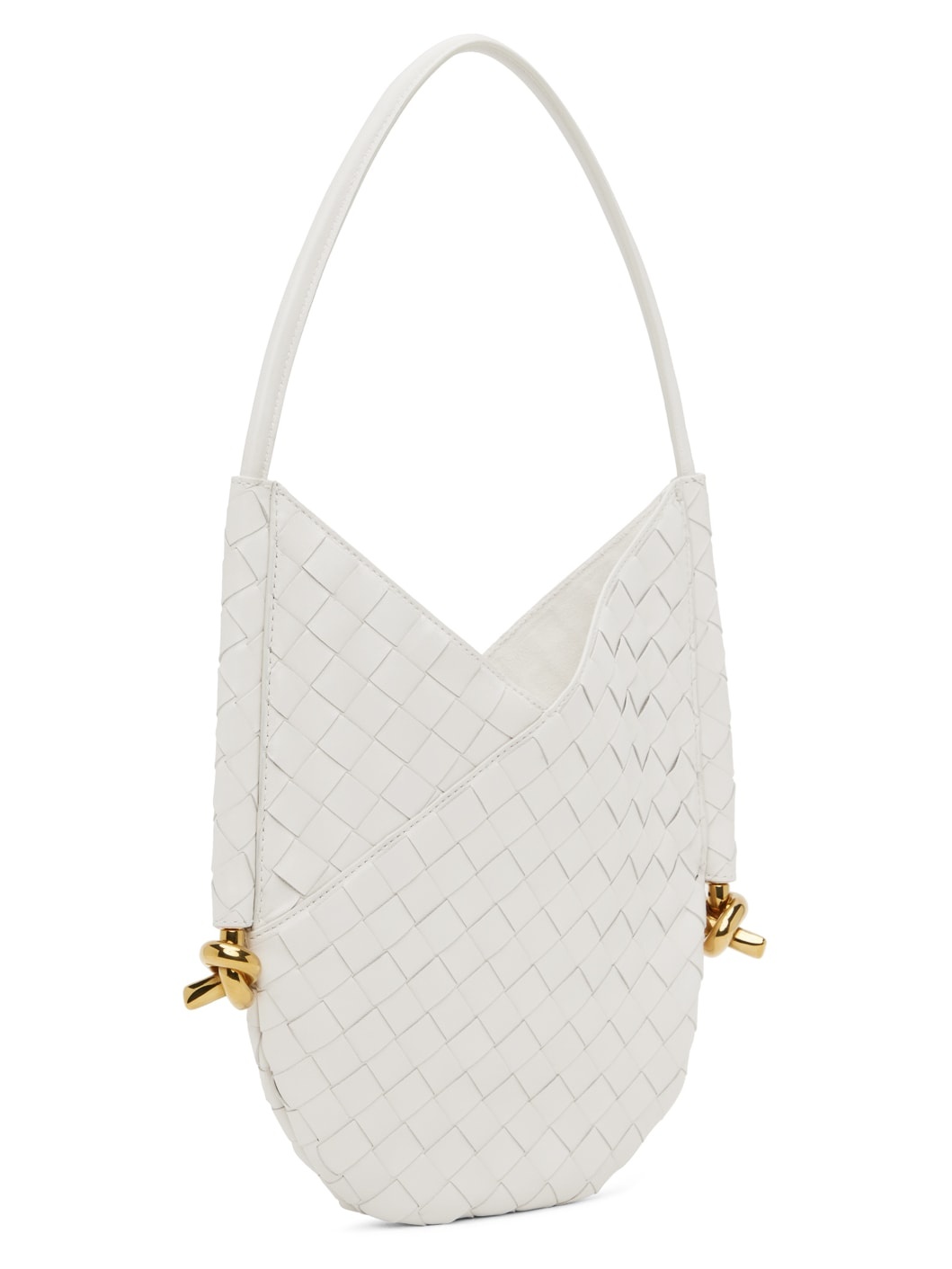 White Small Solstice Shoulder Bag - 3