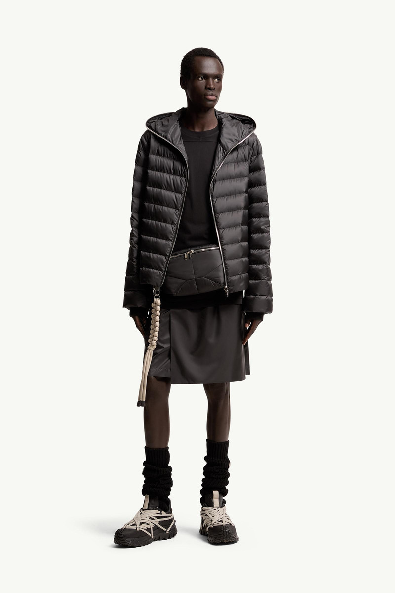 Moncler Moncler + Rick Owens Ziplock Hooded Short Down Jacket outlook
