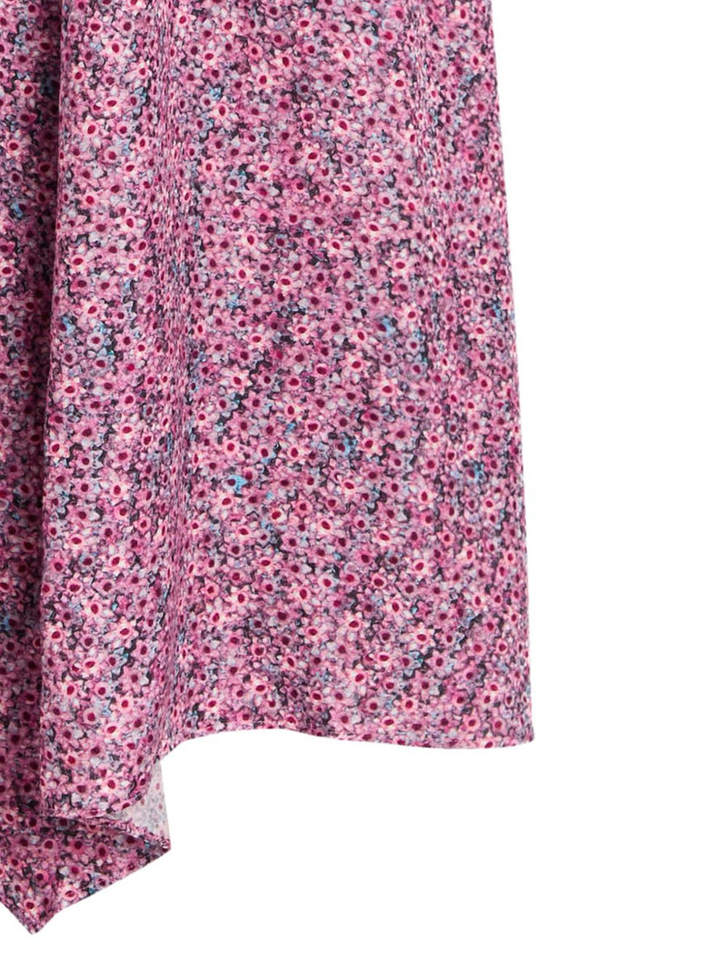 Isabel Marant Cacia floral-print asymmetric midi skirt outlook
