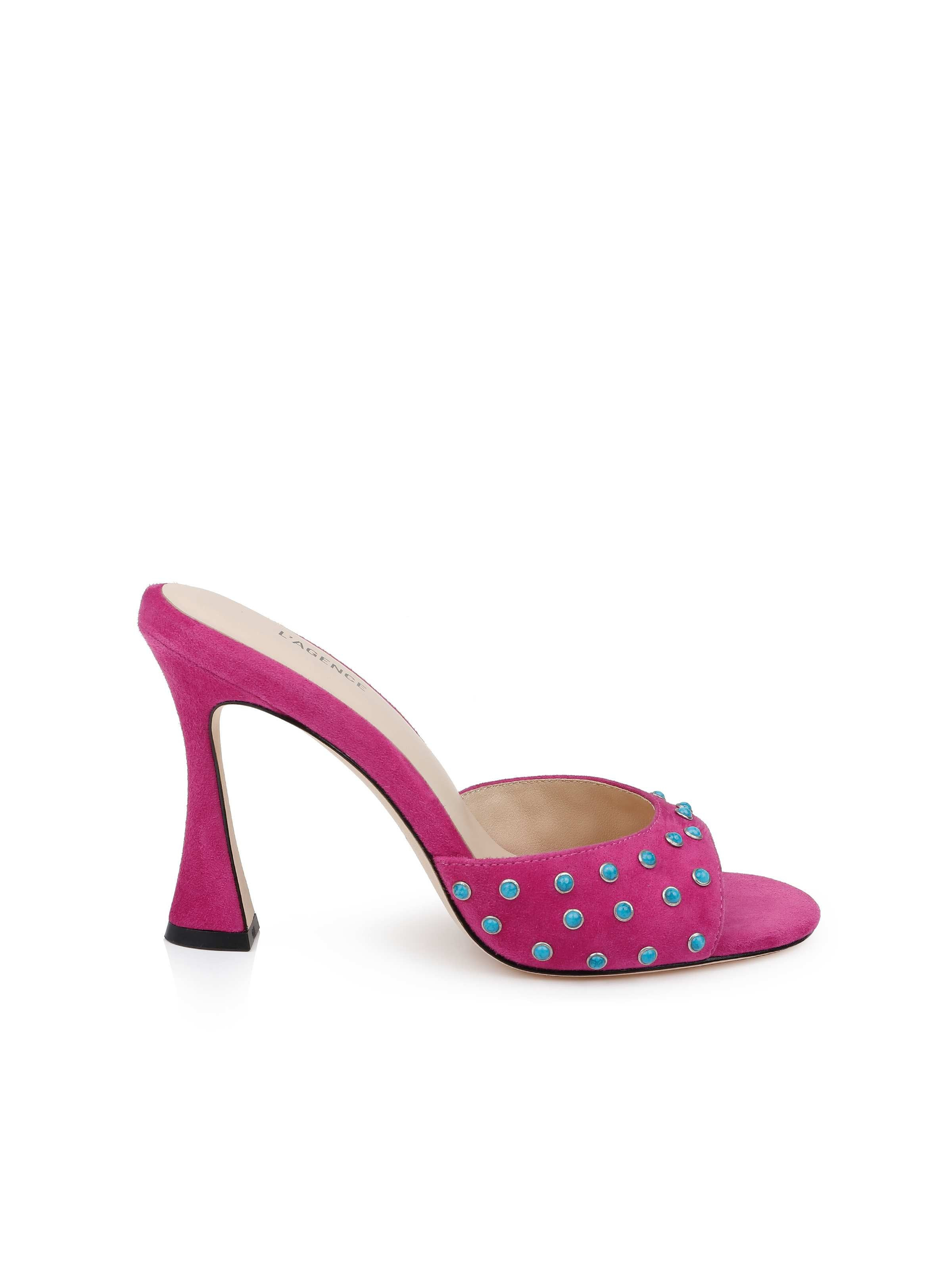 Lucienne Embellished Suede Mule - 1