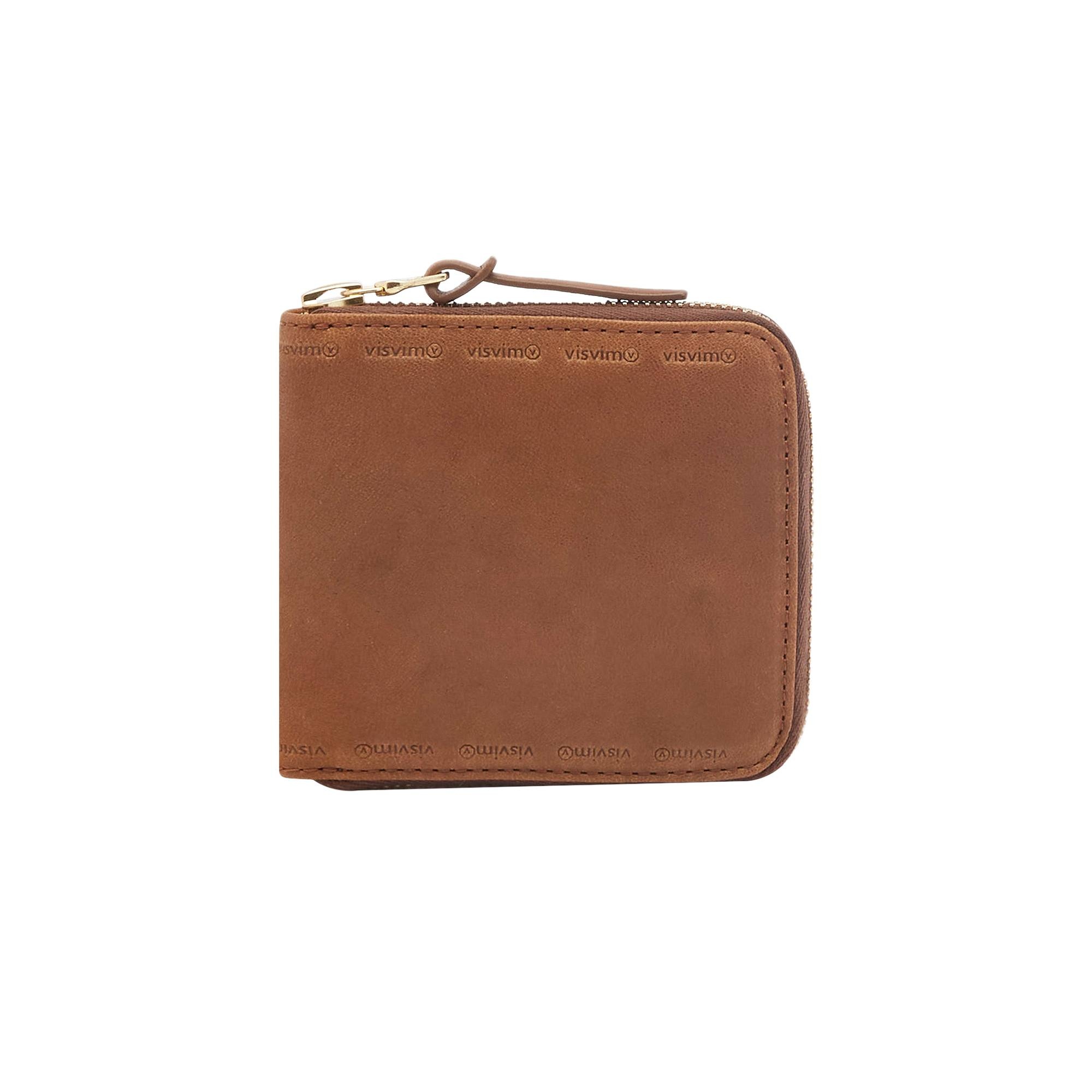 Visvim Leather Bifold Wallet 'Brown' - 1