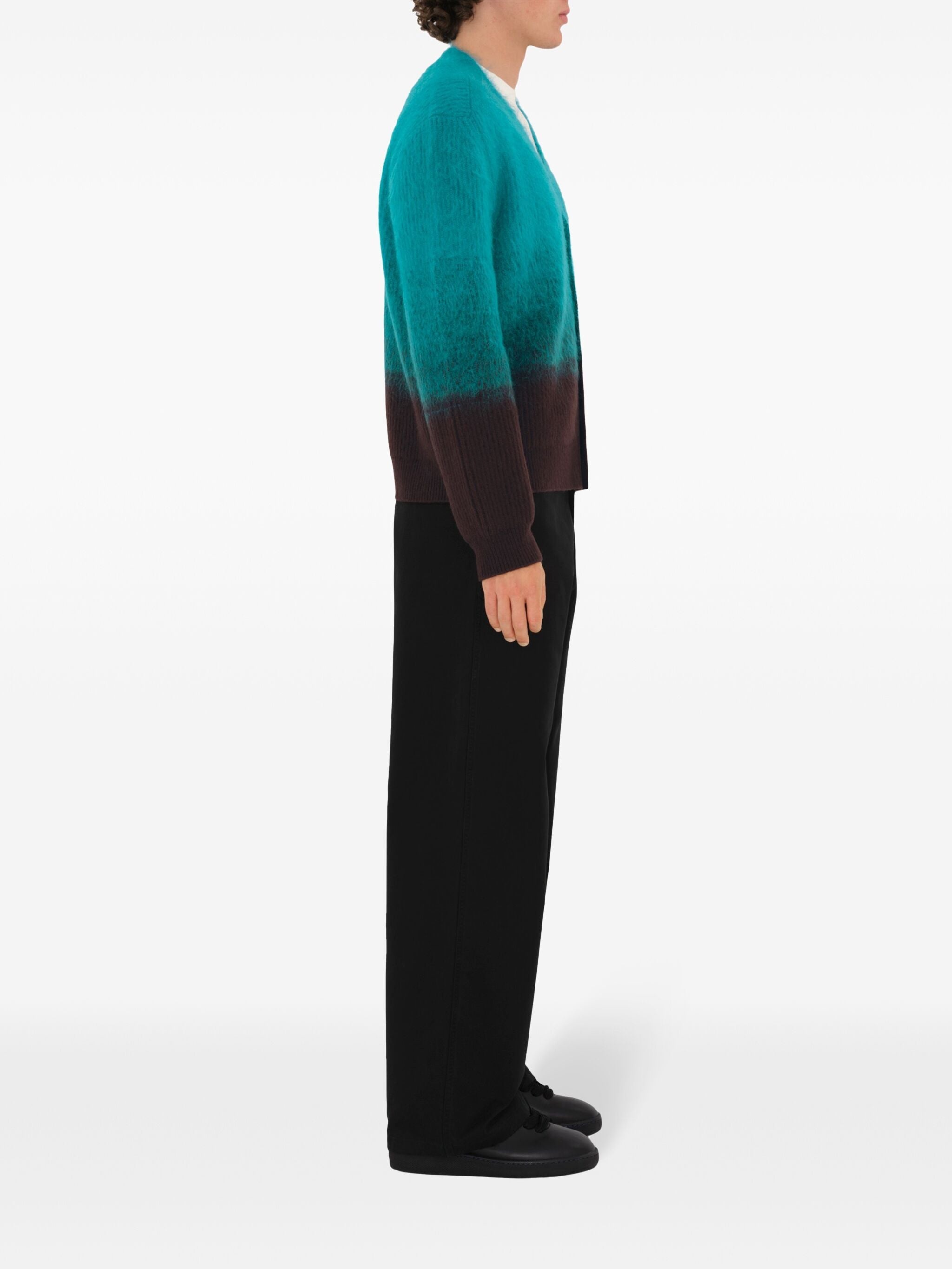 WOOL MOHAIR-BLEND CARDIGAN - 3