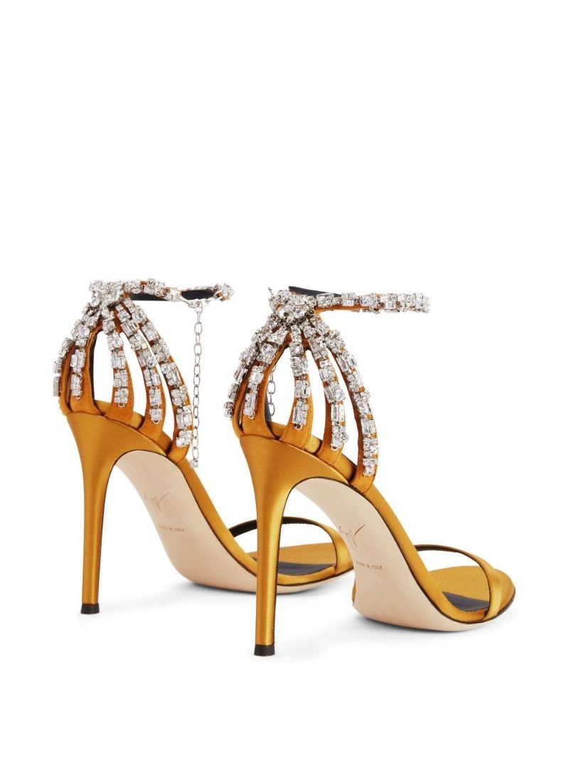 Adele crystal 105mm sandals - 3