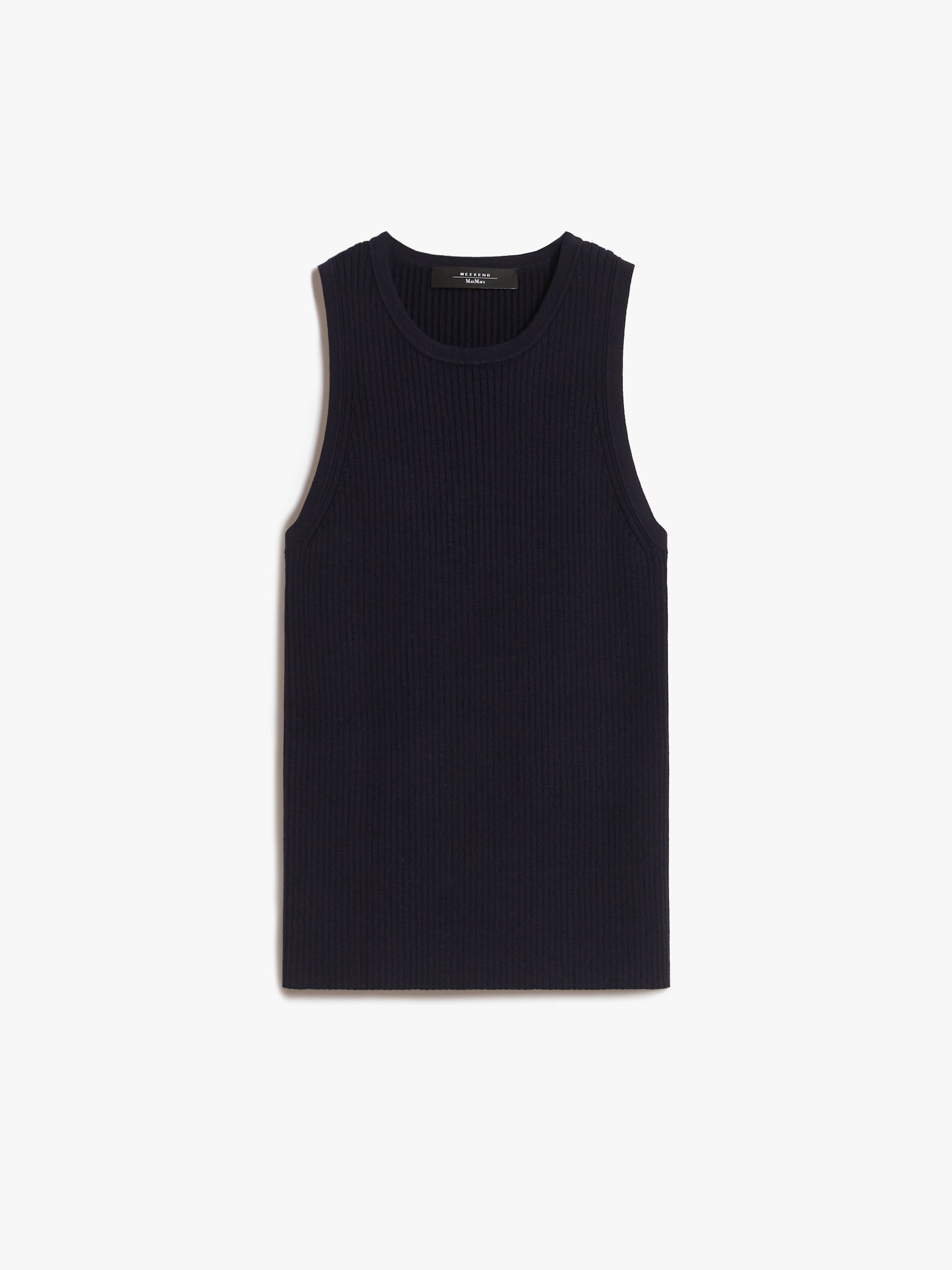 OLIMPO Rib-knit viscose top - 1