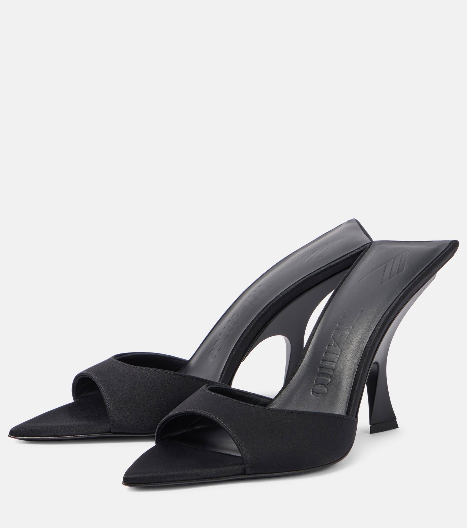 Ester 95 satin mules - 4