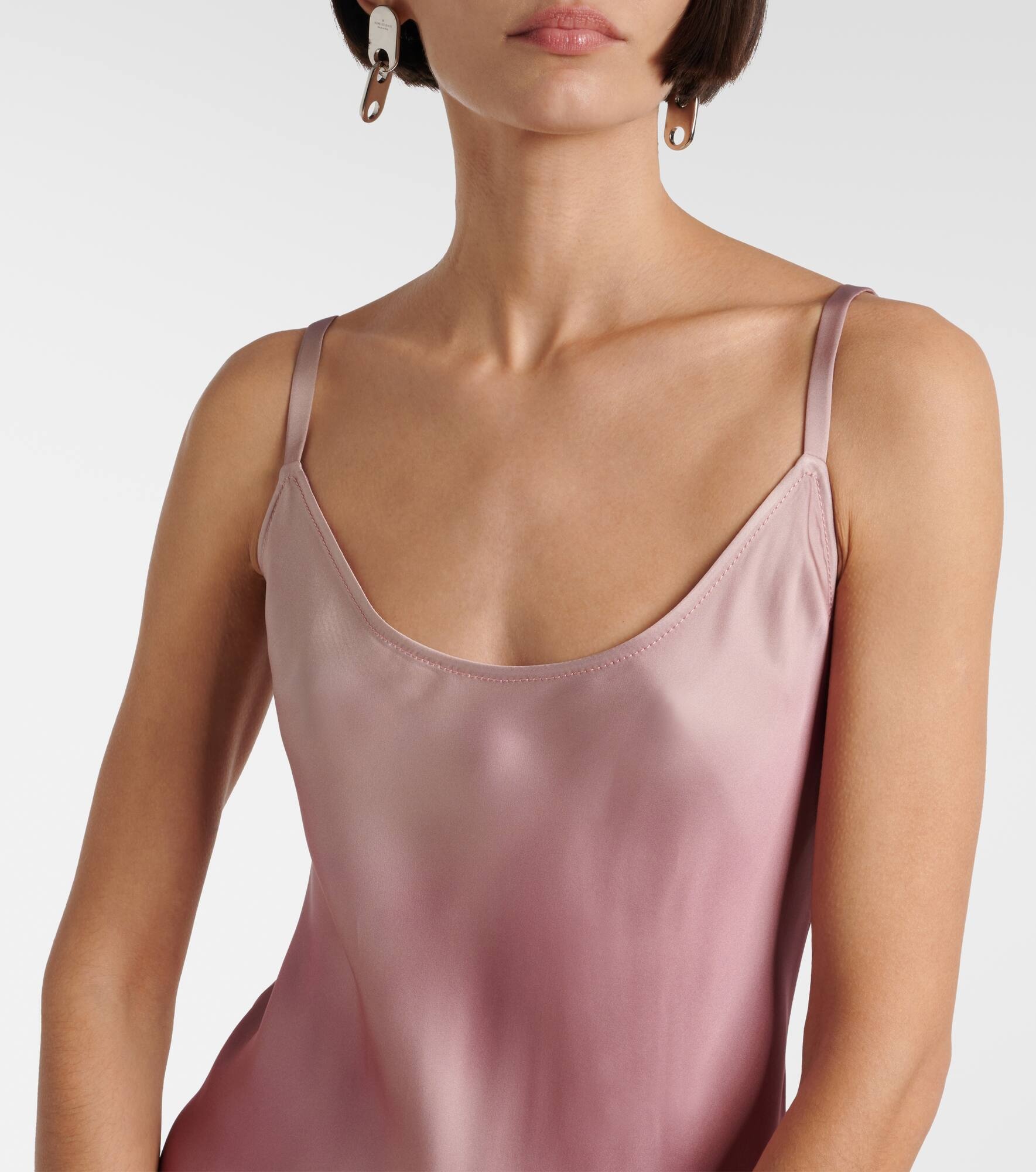 Satin slip dress - 4