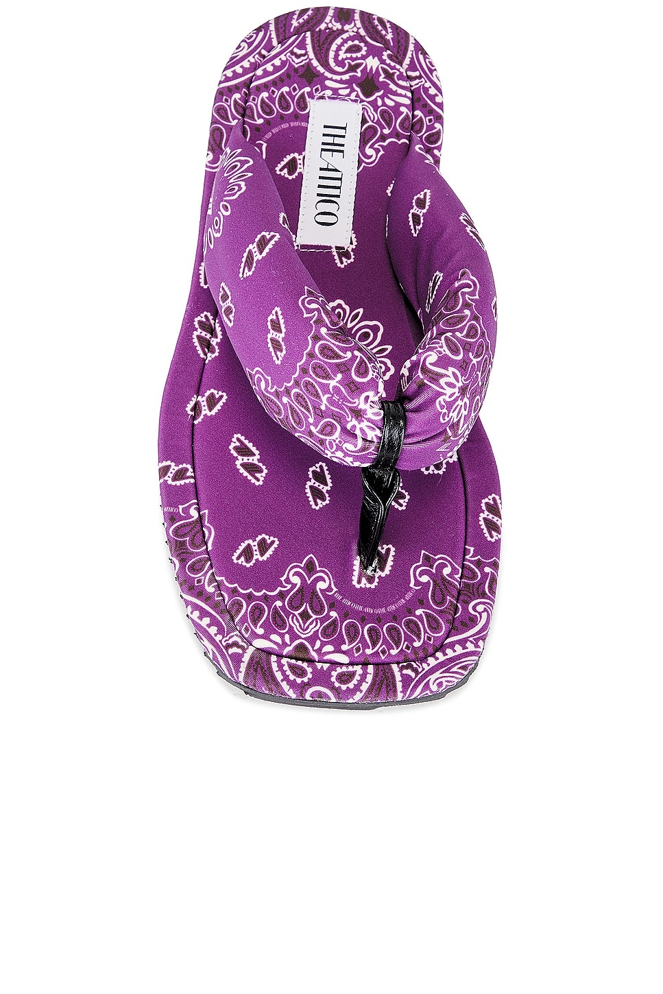 Bandana Printed Indie Flat Thong Sandal - 4