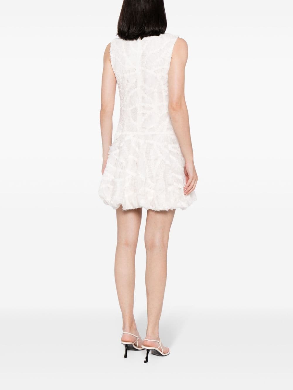 Vallan ruffle-detail minidress - 4