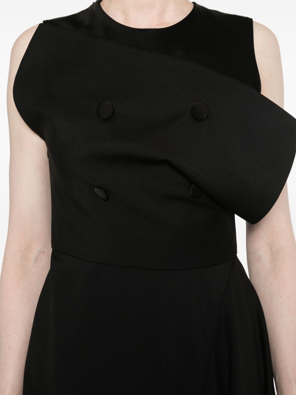 asymmetric midi dress - 5