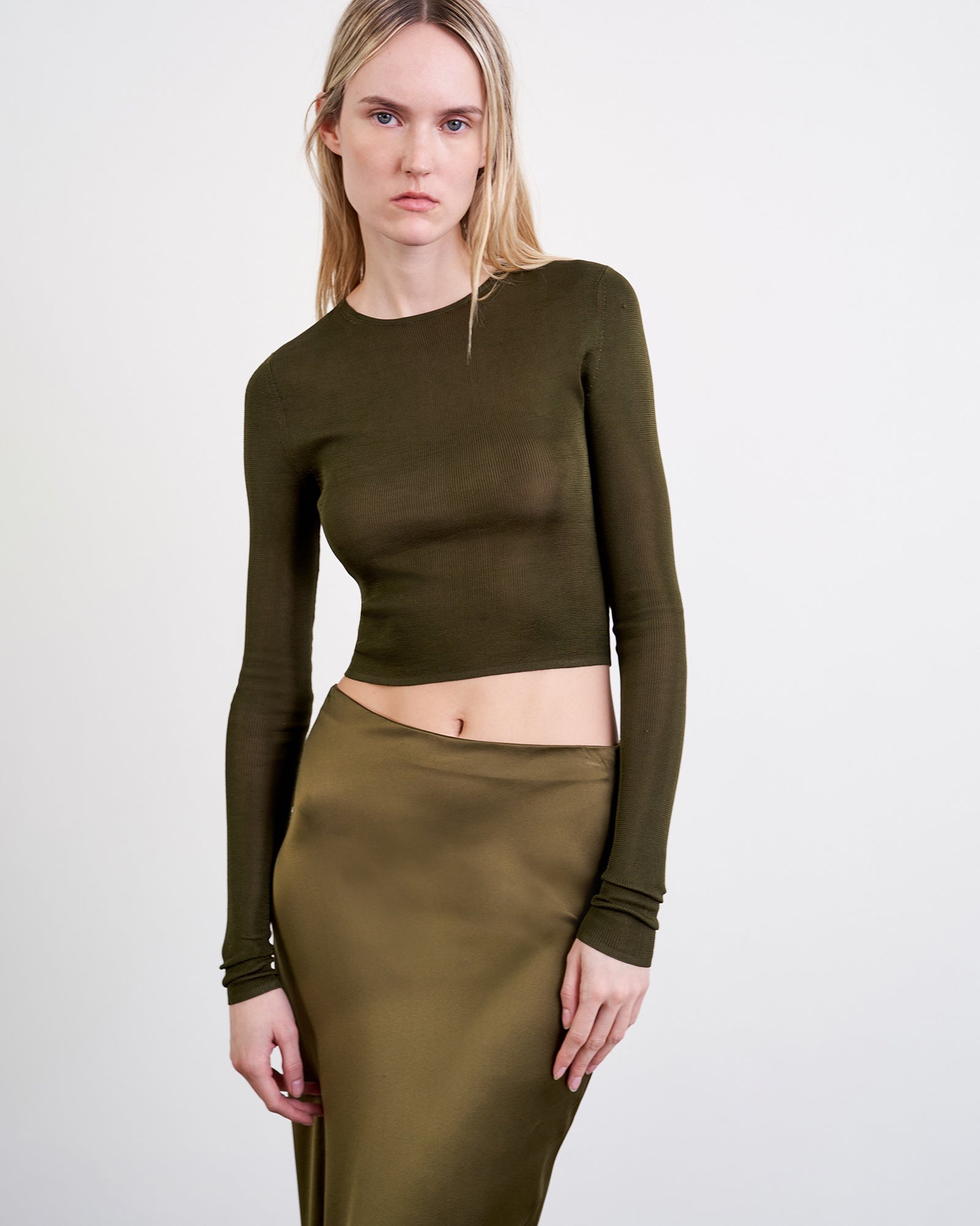 CLELIA SILK SKIRT - 3
