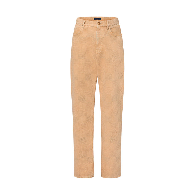 Damier Workwear Cotton Pants 1