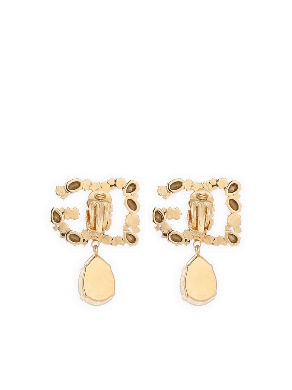 crystal-embellished earrings - 2